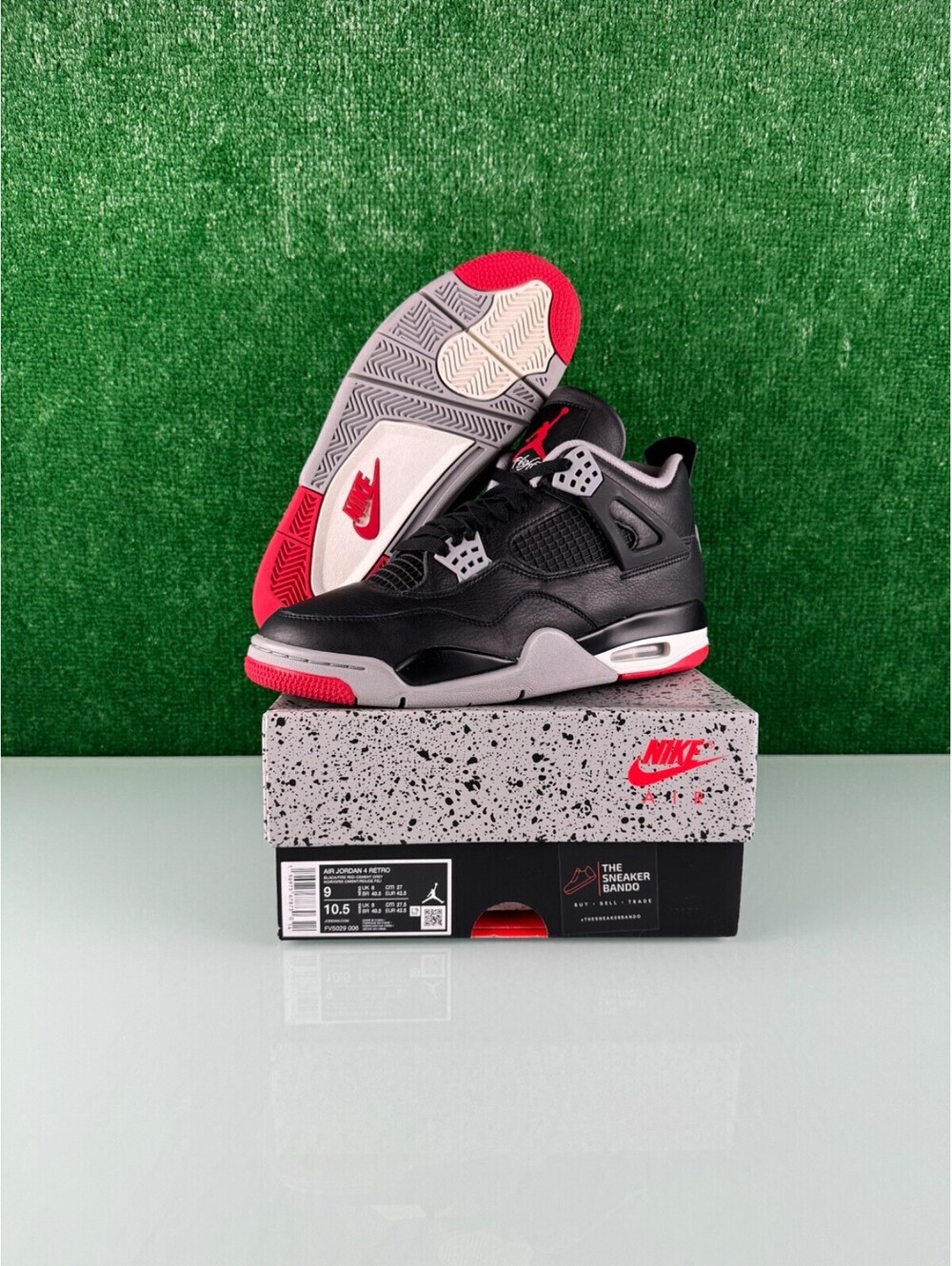 Size 9 - Air Jordan 4 Retro Bred Reimagined